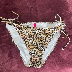 Victoria’s Secret Leopard String Bikini Bottoms